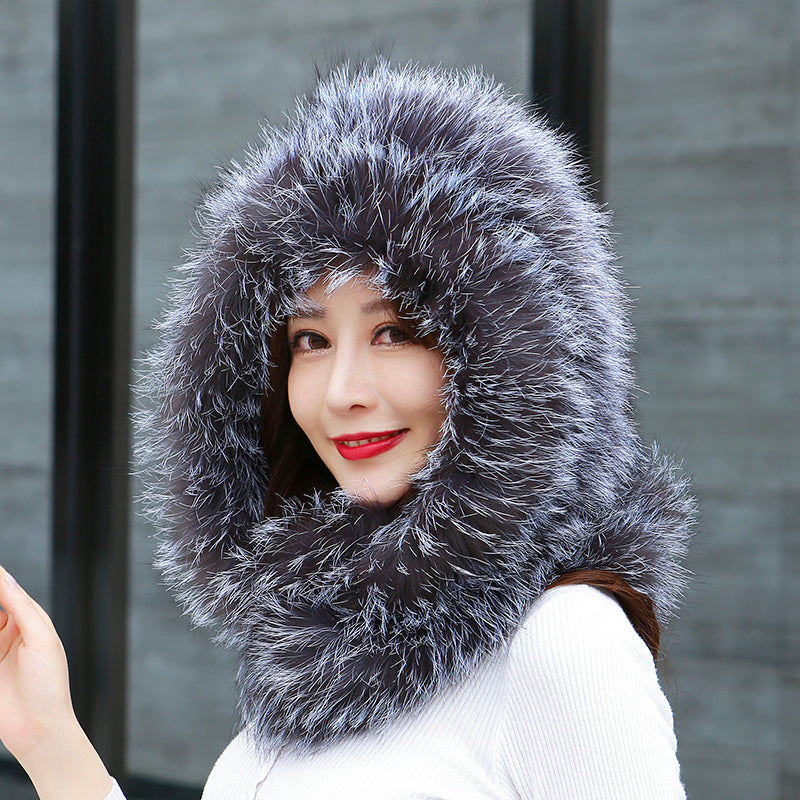 Fox fur scarf