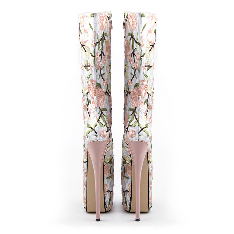 Spring and Summer Retro Embroidery Women's Shoes