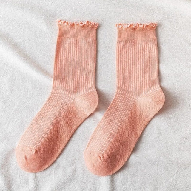 Socks with wood ears