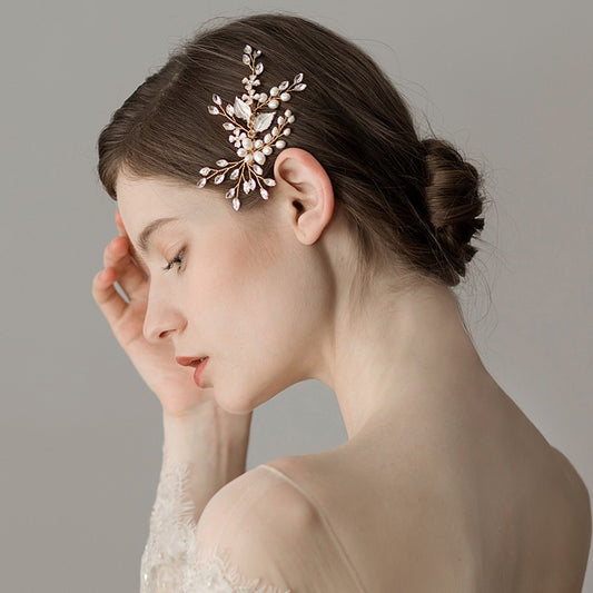 Shiny Horse Eye Diamond Wedding Dress Headwear