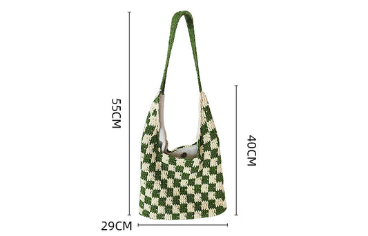 Artistic Style Wool Woven Bag Women's