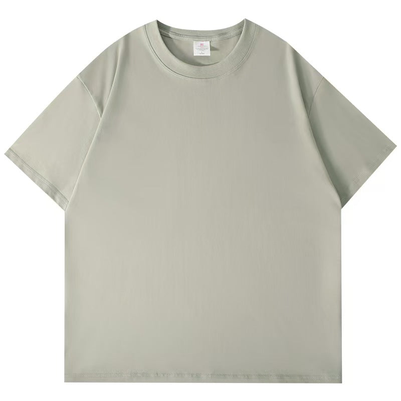 Solid Color Loose Half-sleeved T-shirt