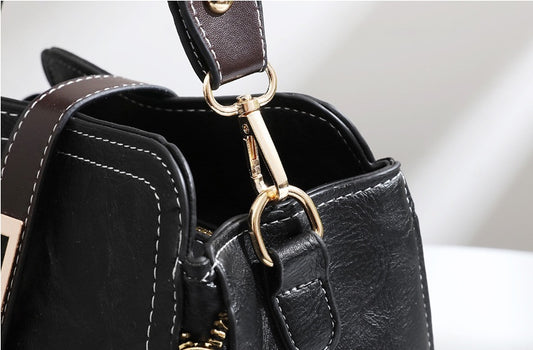 one-shoulder bucket bag