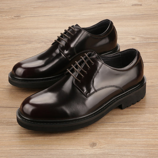 Men's Business Casual Trend All-match Increased Leather Shoes