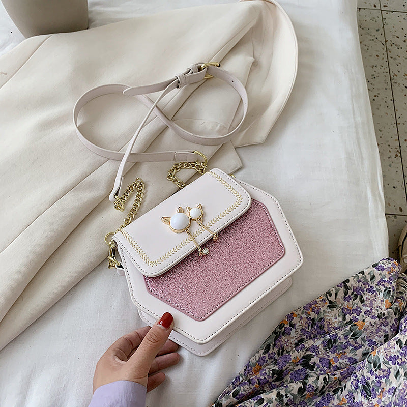 Trendy Korean style wild one-shoulder messenger