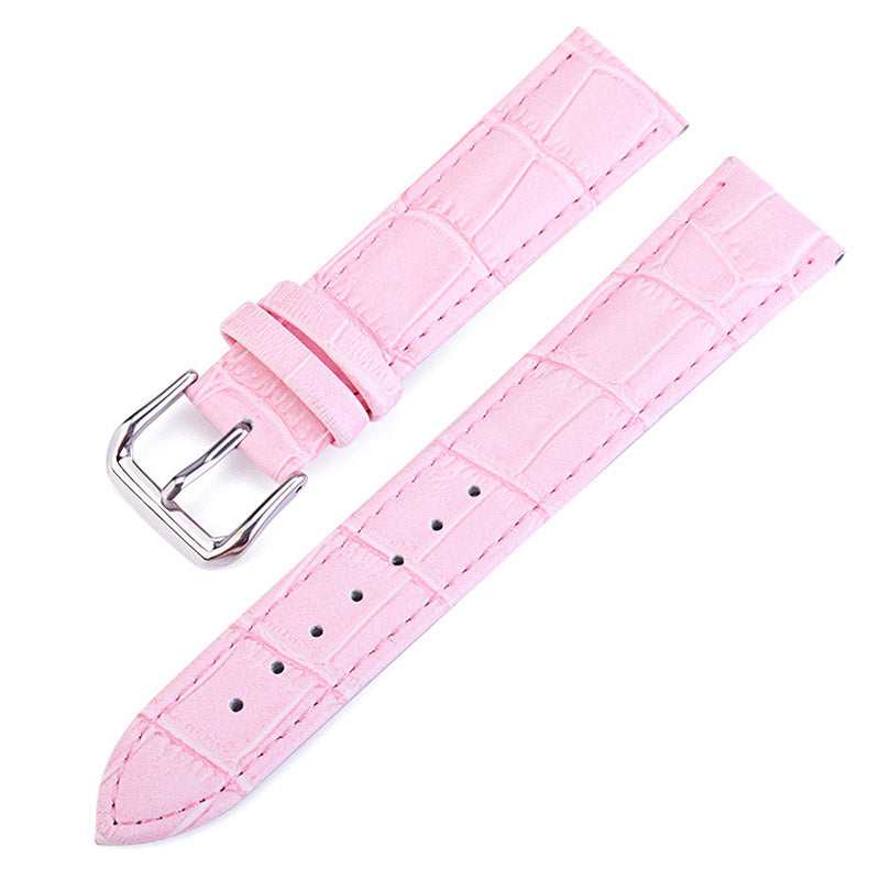 Leather Strap With Cowhide And Bamboo Knot Pattern