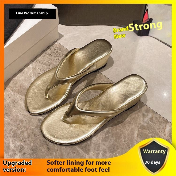 Height Increasing Wedge Flip-flops Women's Flip-toe Sandals