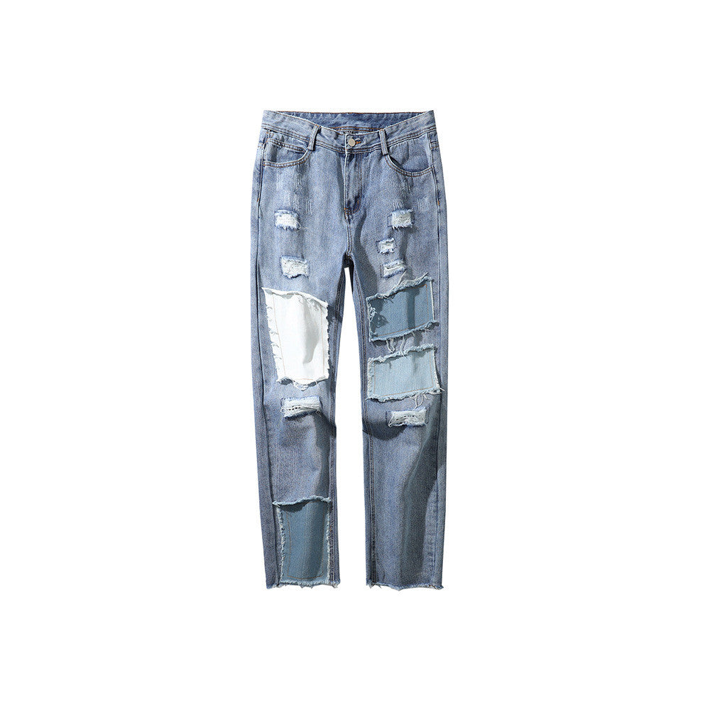 Hole patch insect bite trousers
