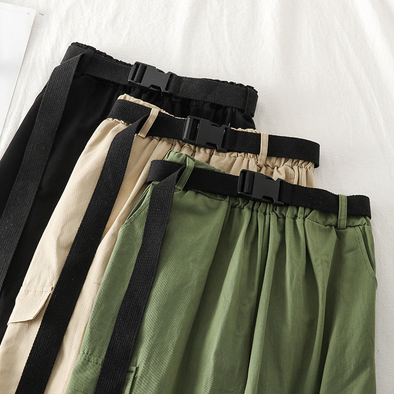 Women's belt tooling trousers