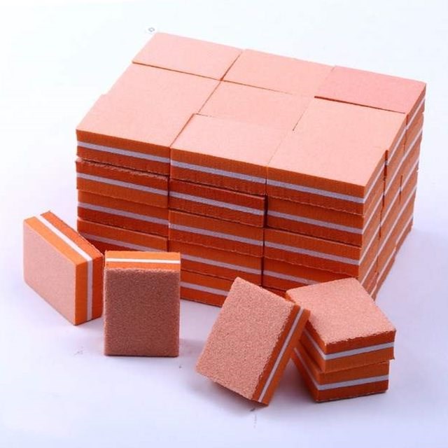 Two-sided mini nail file block