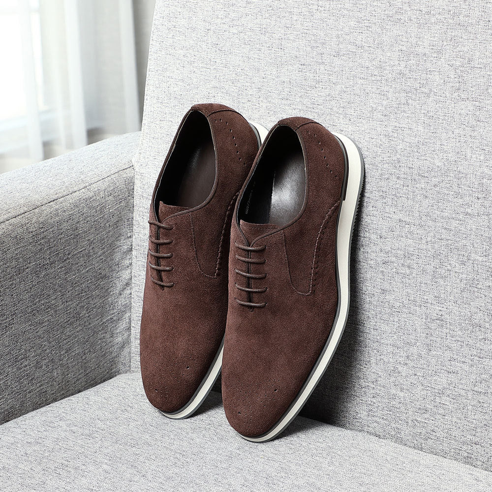 British Style Suit Business Formal Wear Leather Shoes