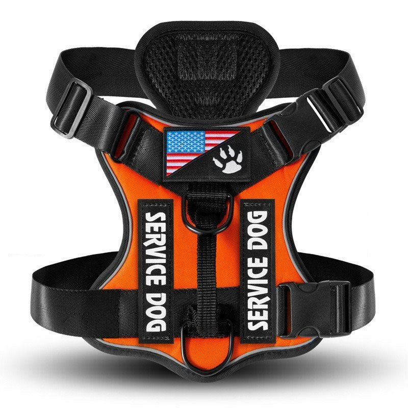 Large Dog Tactical Chest Strap Vest