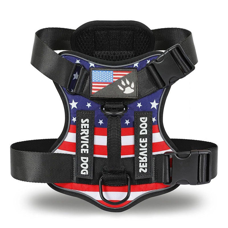 Large Dog Tactical Chest Strap Vest