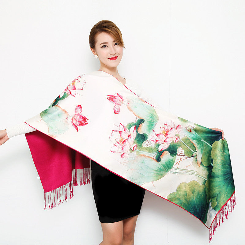 Tassel sunscreen shawl
