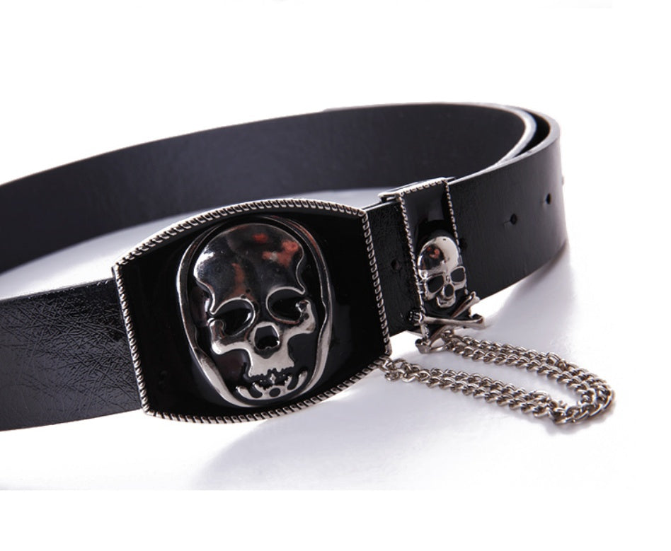 Punk Fashion Skull Lady Belt