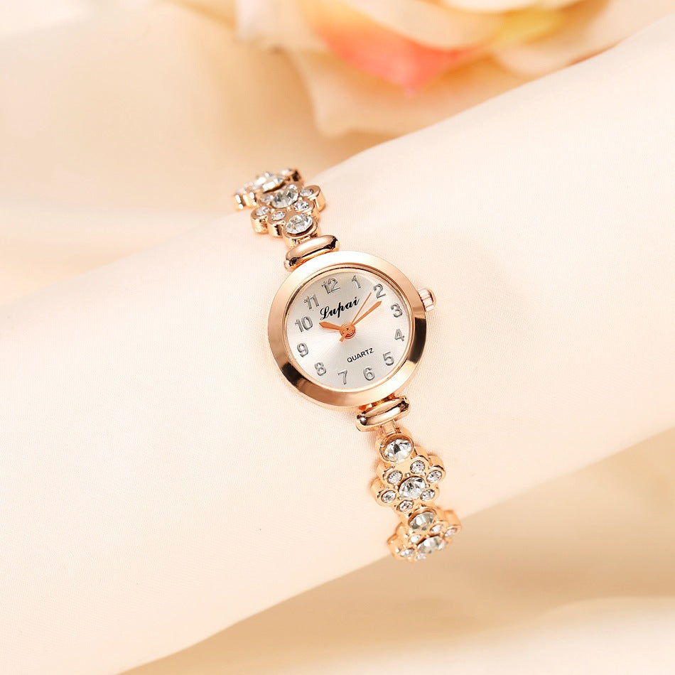 Brand hot sælgende perleserie modeur engros temperament dameur mode quartz ur mode armbåndsur dame