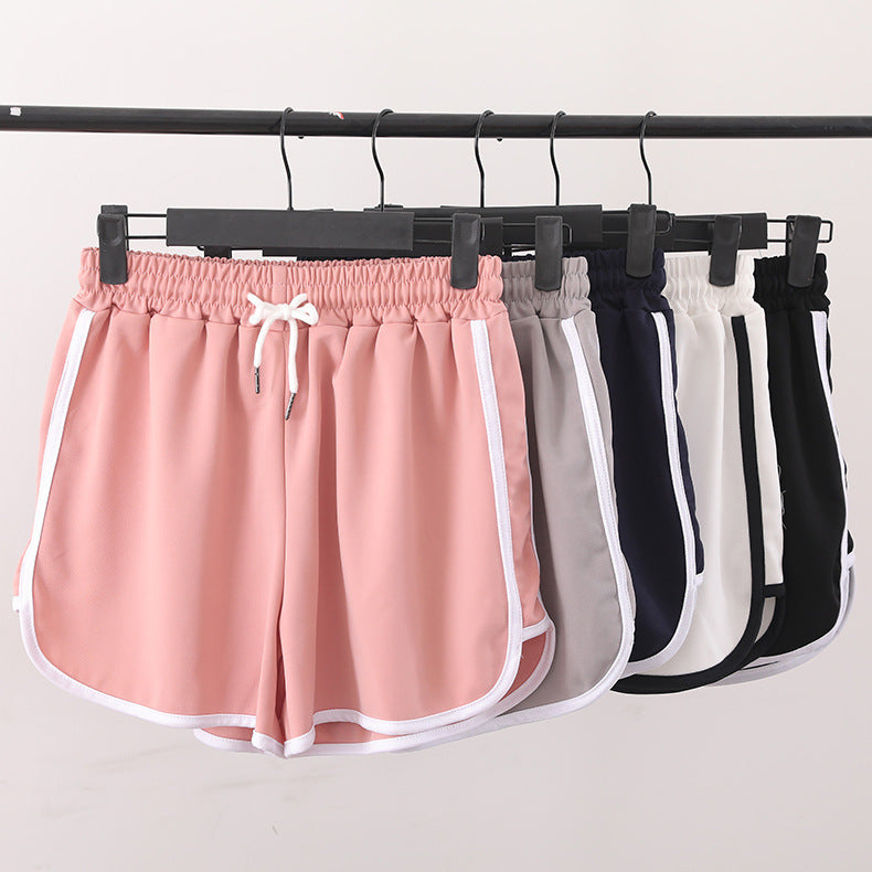 Summer all-match running loose three-point pants