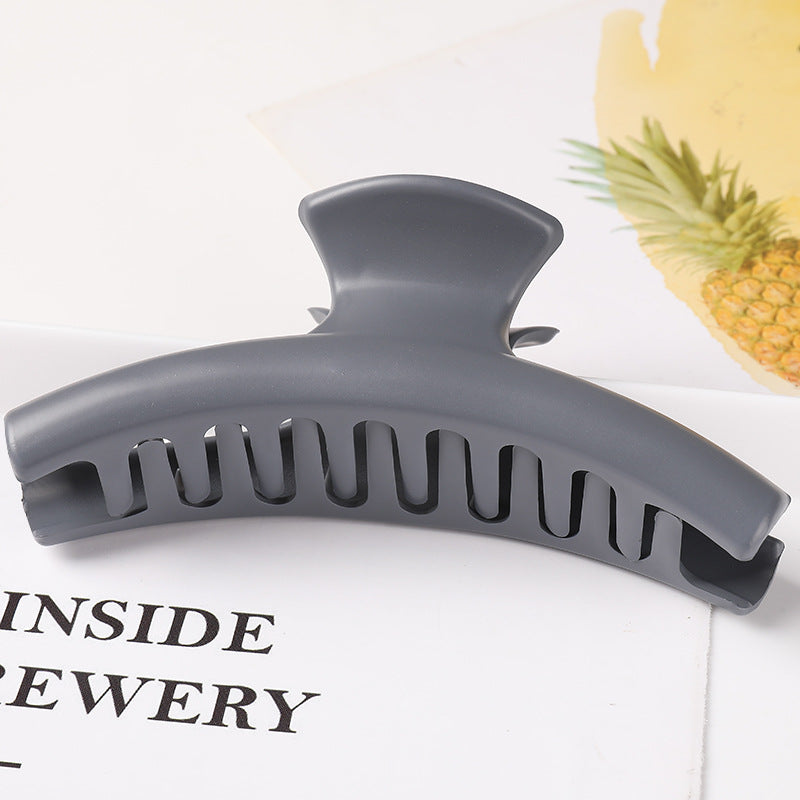 Geometric matte top clip back head catch clip