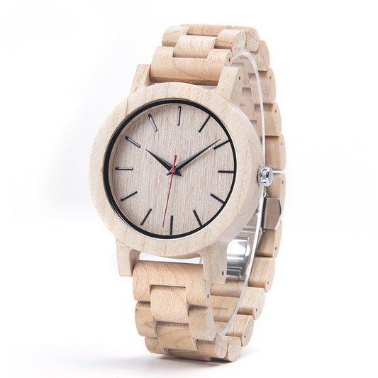 Wooden men's watch