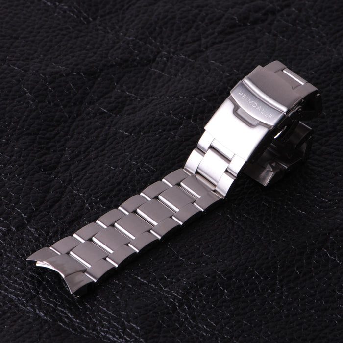 Hymeide SKX007 stainless steel solid curved watchband