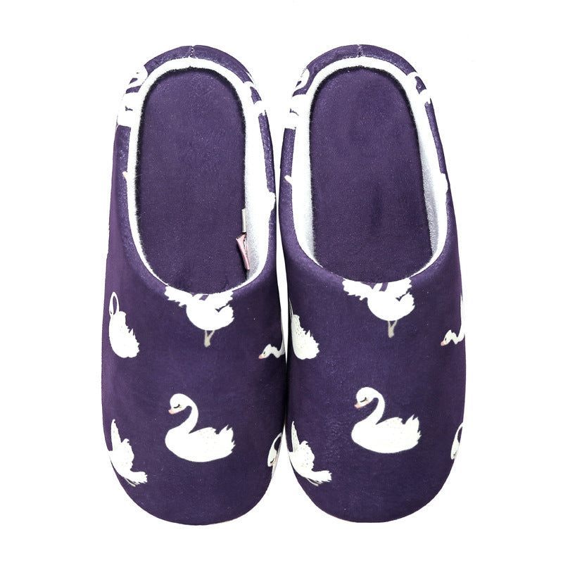 Strawberry half pond forest flamingo swan home shoes