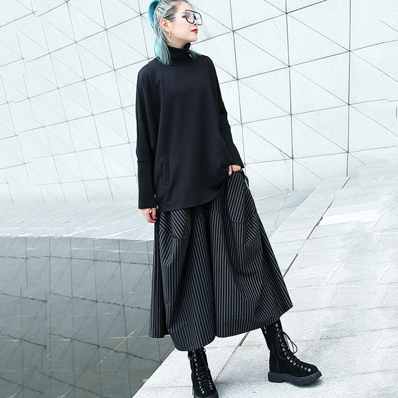 Cropped high waist pants
