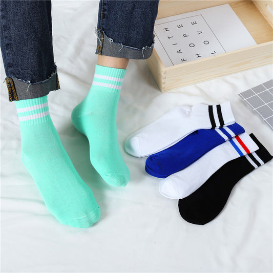 Cute non-slip college wind couple socks