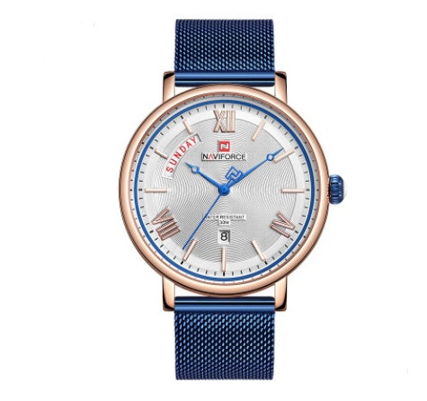 Thin Mesh Quartz Watch