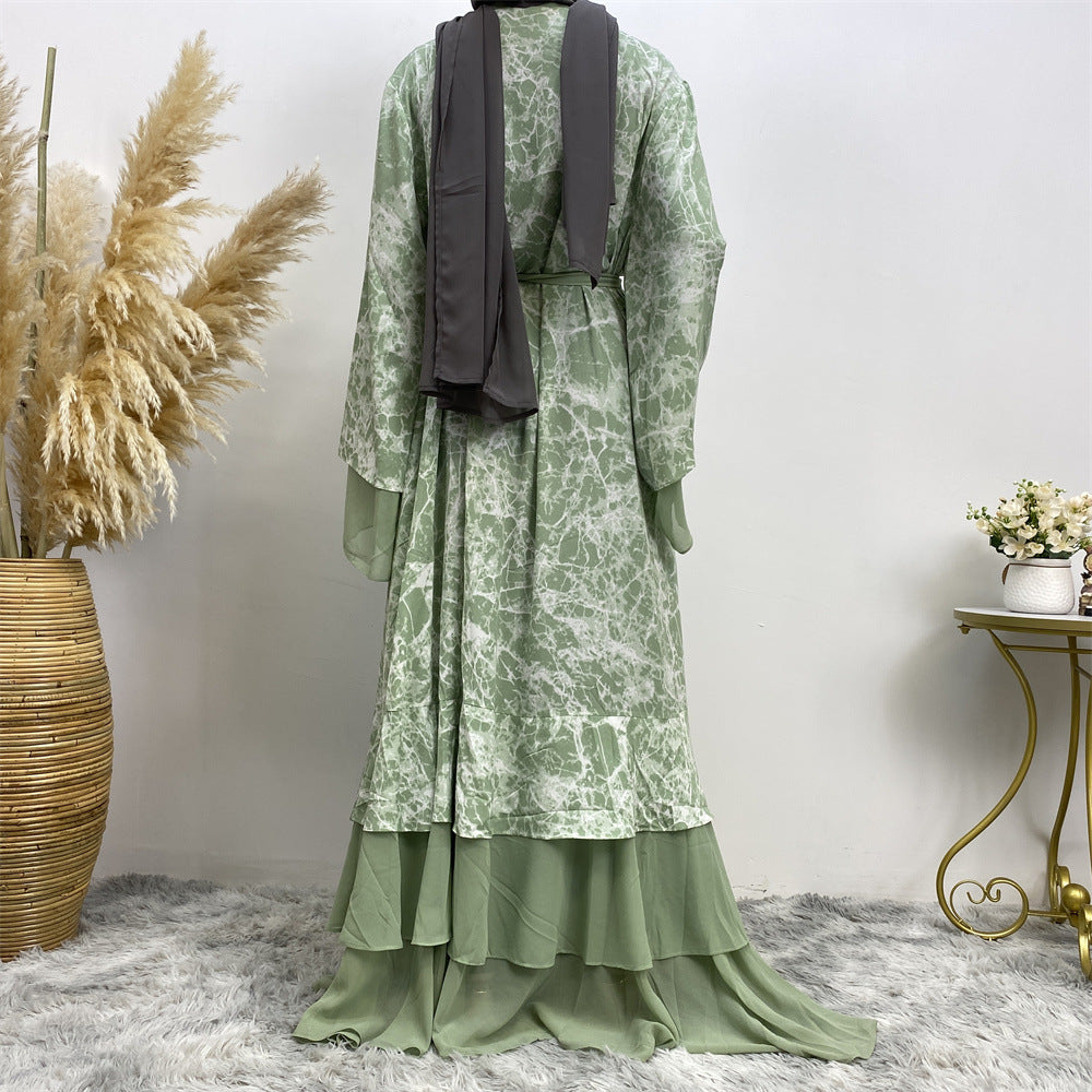 Middle East Printed Panel Top Women