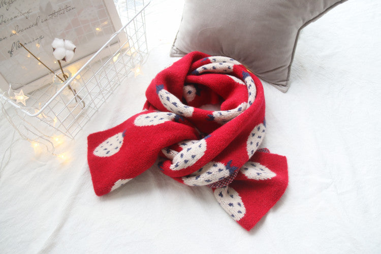 New thick woolen scarf in autumn and winter