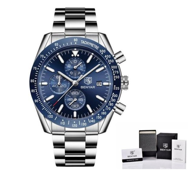 Binya explosion watch male quartz watch multi-function