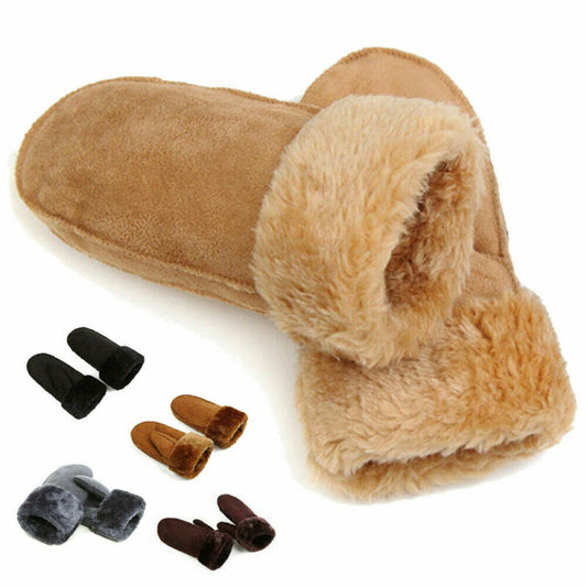 Cold-proof super thick plus velvet waterproof cotton gloves
