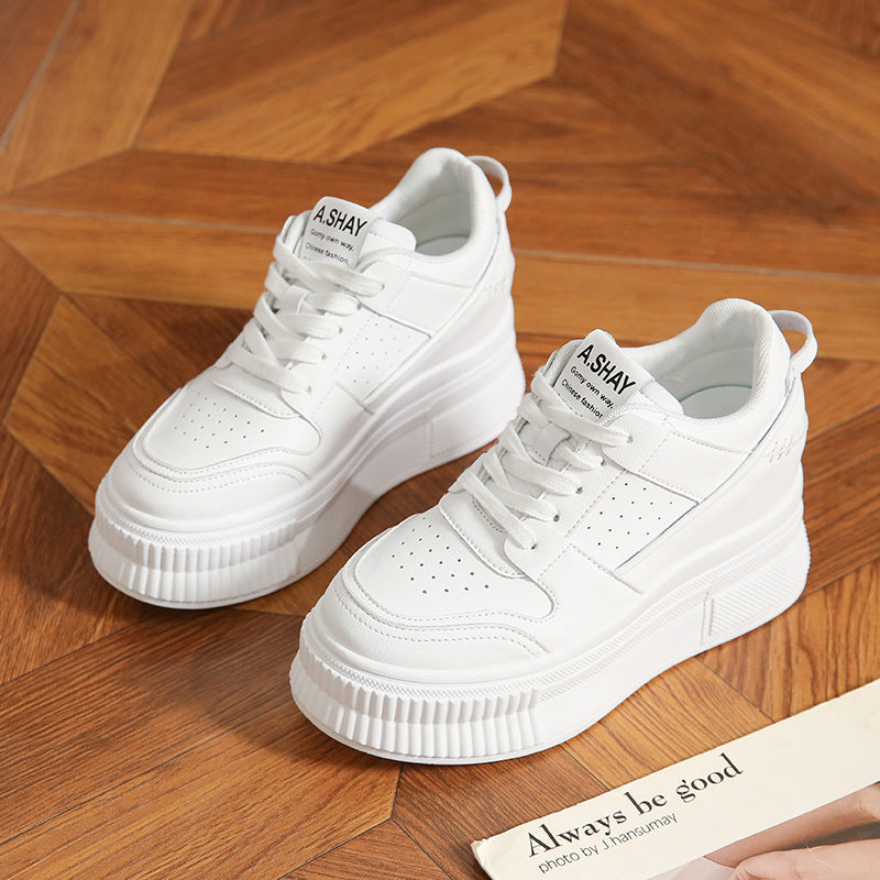 Højeforøgende Indlægssål Tyk Bund Åndbar Sneaker
