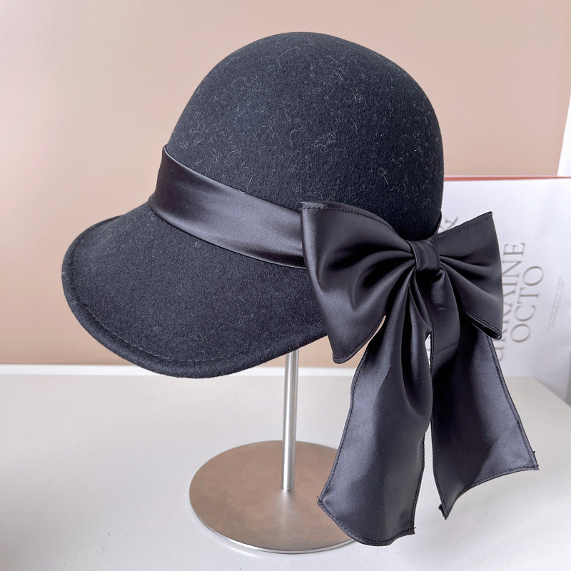 Bow Fisherman Hat Children's Autumn And Winter Warm