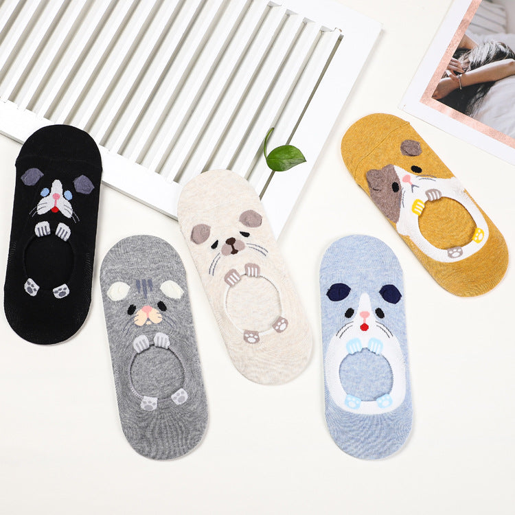 Cute cartoon little mouse boat socks