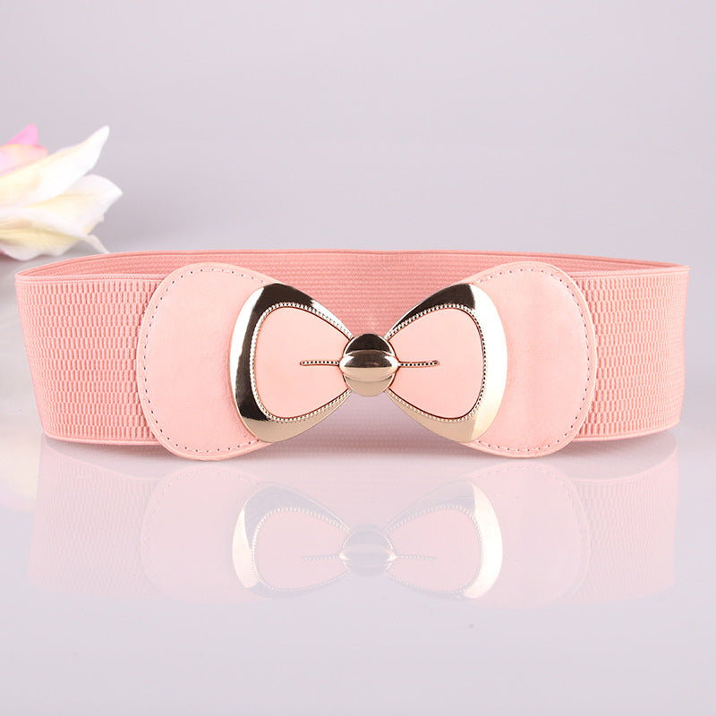 Bow tie with elastic waistband