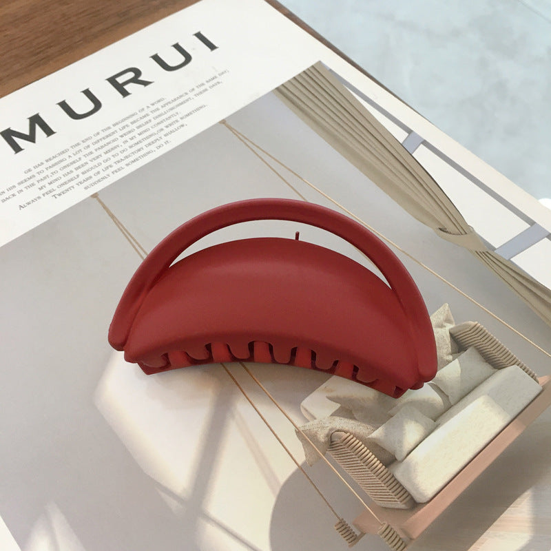 Frosted retro dumpling hairpin