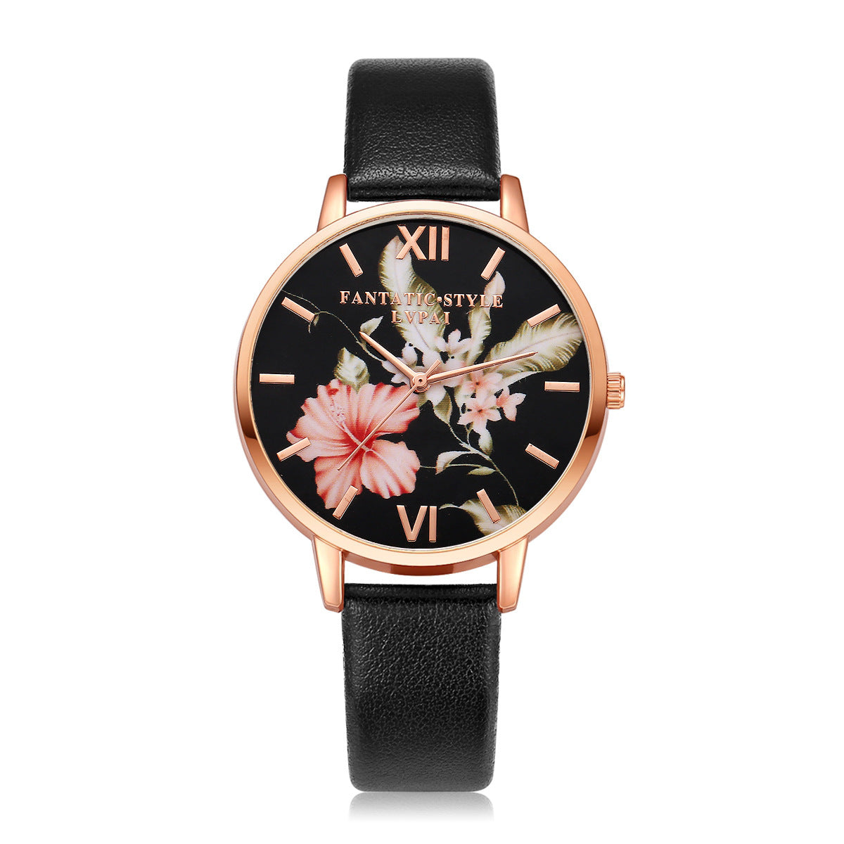 Lvpai Marke Frauen Armband Uhr Mode Rose Gold Blumen Leder Einfache Frauen Kleid Uhren Luxus Business Geschenk Uhr Uhr