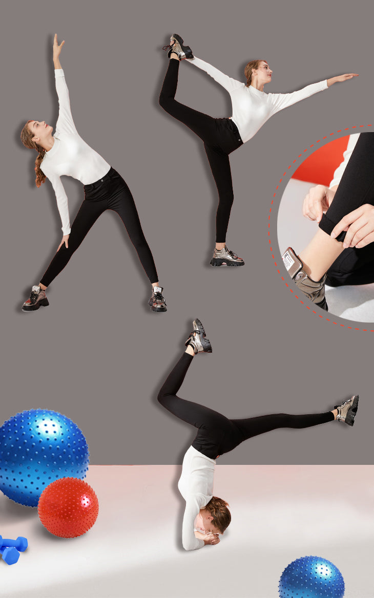 thin black tight stretch outer leggings