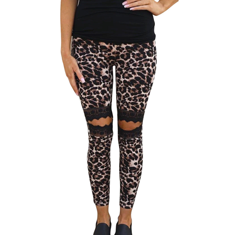 Hule blonde-leopard-leggings