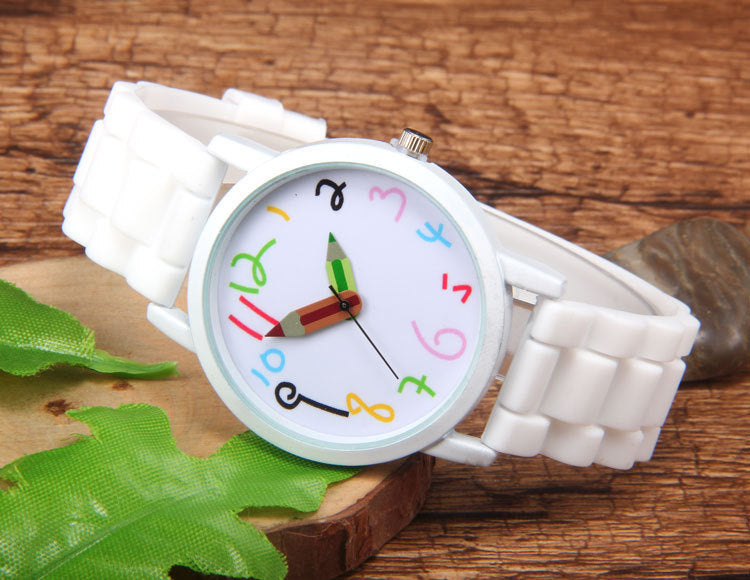 Personalized Colored Pencil Pointer  Watch