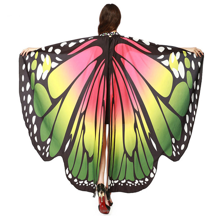 Printed Chiffon Butterfly Beach Towel