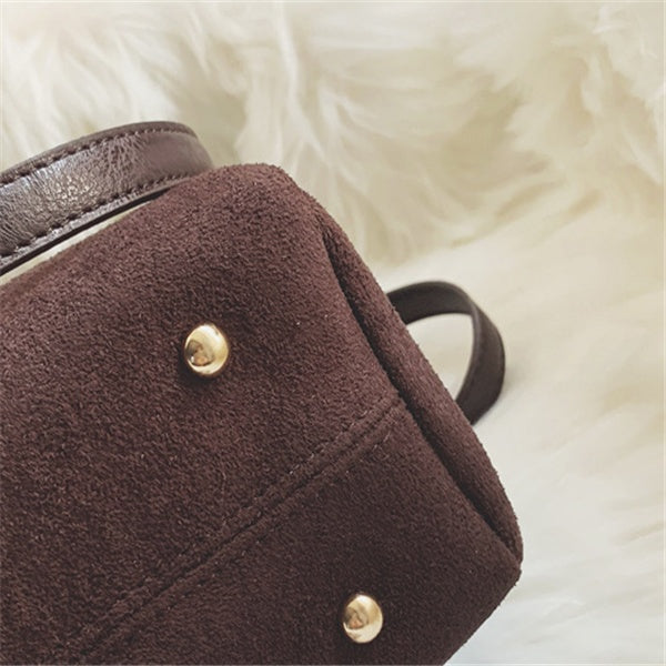 Matteret vintage taske