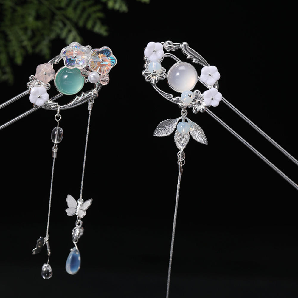 Chinese style children's design hairpin step and tassel hairpin