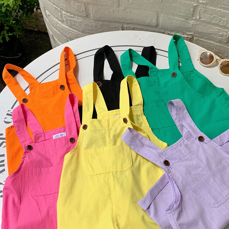 Children's Korean-style Casual Overalls For Children Boys And Girls