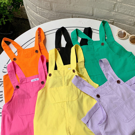 Children's Korean-style Casual Overalls For Children Boys And Girls