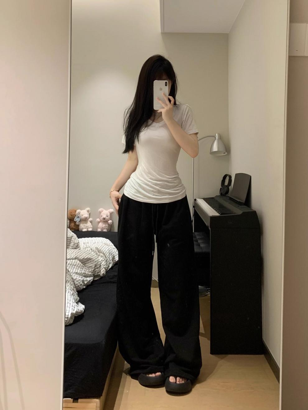 American-style Lazy Low Waist Casual Sports Pants