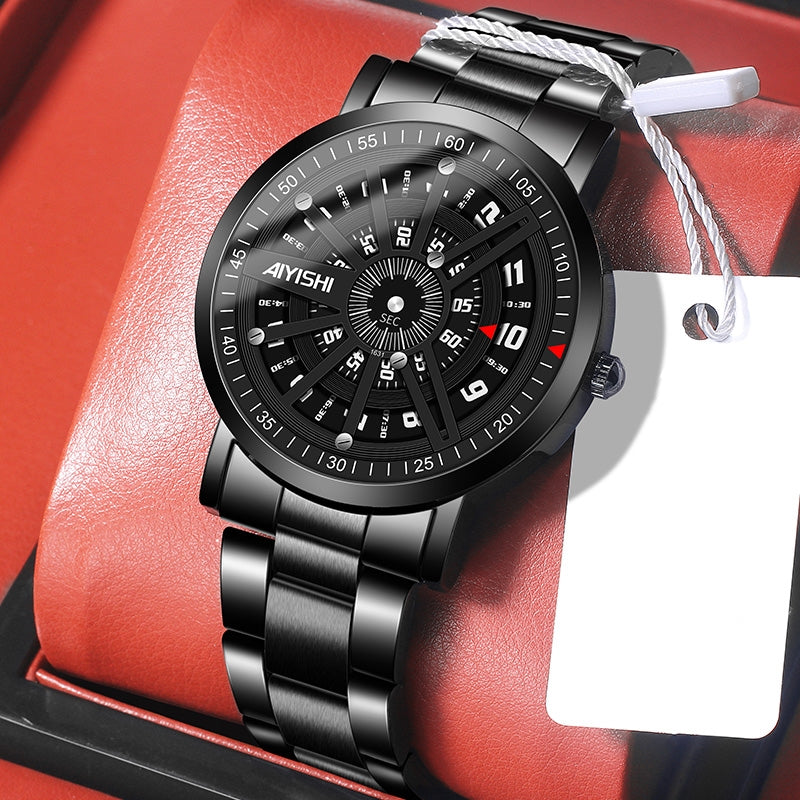 Trendy Waterproof Electronic Men's Watch