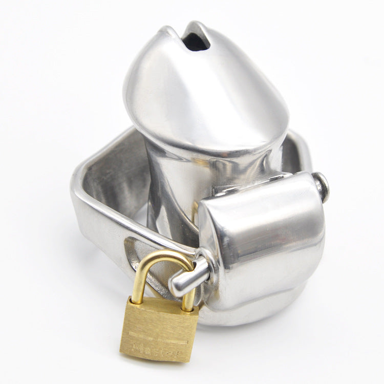 Men's Stainless Steel Short Chastity Cage