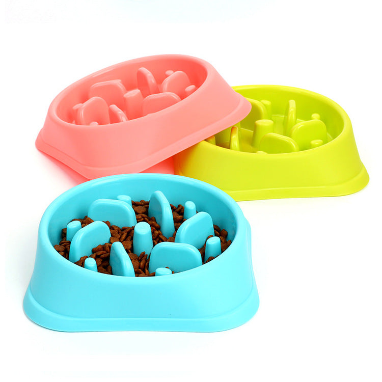 Anti-choking Slow Food Bowl Dog Bowl